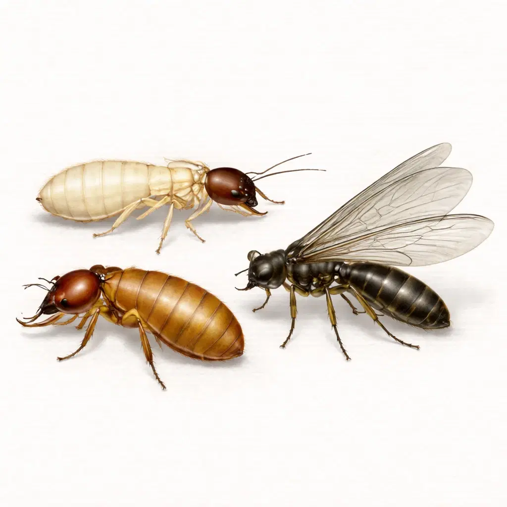 Illustration of termites